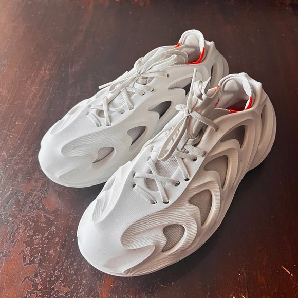 Adidas AdiFOM Q Sneakers Size 9 Men's Off White/Aluminum NEW with box - Picture 3 of 16